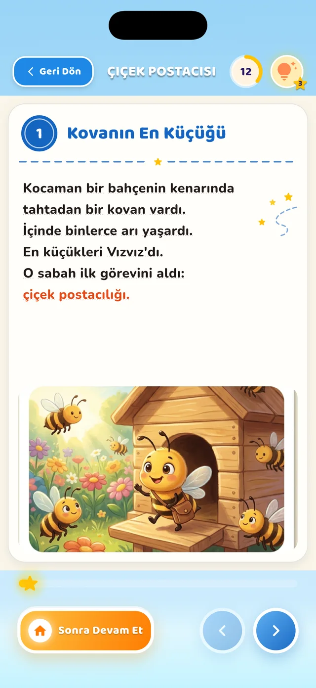 Zanzizo okuma ekranı