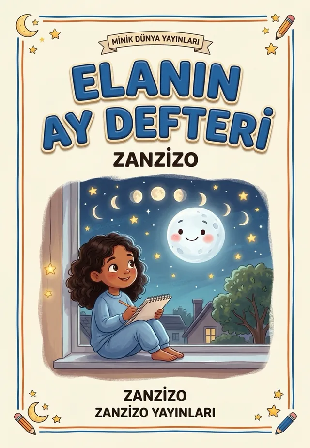 Elanın Ay Defteri kitabının kapağı